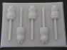 547sp Pepper Pig Full Body Chocolate or Hard Candy Lollipop Mold